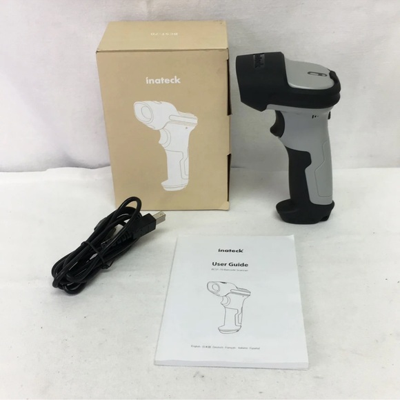 Inateck 1D Barcode Scanner Wireless Bluetooth Barcode Reader Scanner, BCST-70 - Picture 1 of 13